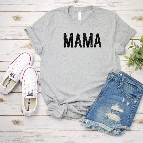 Mama Design Tee Shirt Gift Short Sleeve T-Shirt